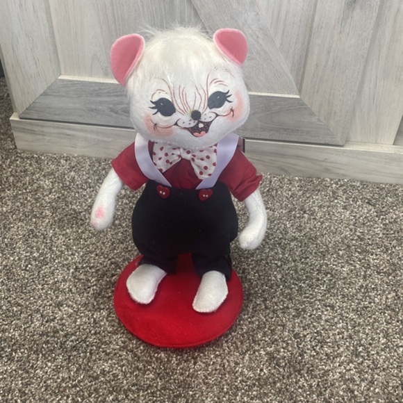 Annalee Valentine 10" Boy Mouse dress Cloth Standing Figures. - Picture 3 of 6